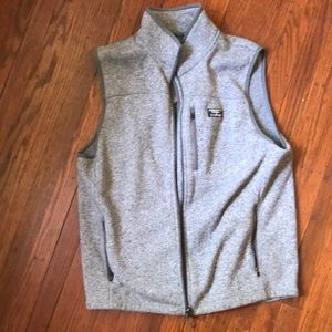LLBean gray vest size L